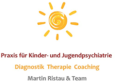 Logo Praxis für Kinder- und Jugendpsychiatrie, Diagnostik, Therapie, Coaching, Martin Ristau & Team